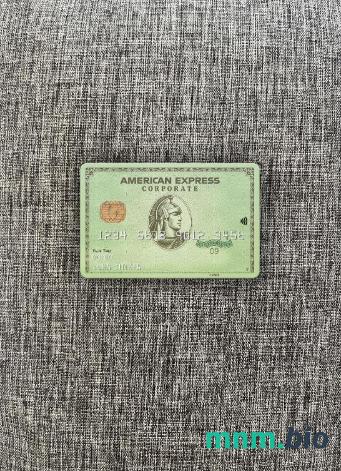 USA Massachusetts Radius bank AMEX green card wygląd fotograficzny skan PSD + zdjęcie